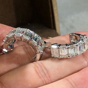 New Sterling silver diamond Luxury Earrings